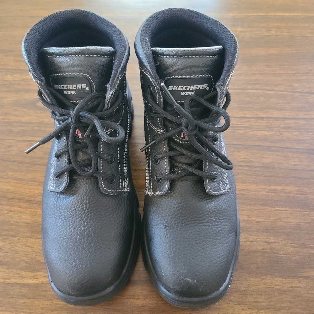 Skechers men's work boots, STEEL TOE.